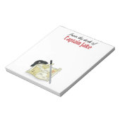 Speciaal gepersonaliseerde Fun Funny Pirate Map Cu Notitieblok (Gedraaid)