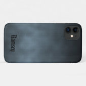 Speciaal gepersonaliseerde Gothic van Cool Gray Om Case-Mate iPhone Case (Achterkant (horizontaal))