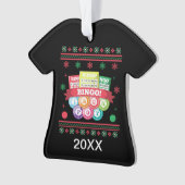 Speciaal gepersonaliseerde Kaarten van Jackpot Bin Ornament (voorkant)