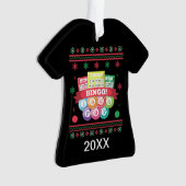 Speciaal gepersonaliseerde Kaarten van Jackpot Bin Ornament (voorkant)