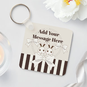 Speciaal gepersonaliseerde klassieke moderne Strip Sleutelhanger