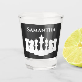 Speciaal gepersonaliseerde Klassieke schaakstukken Shot Glas