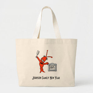Speciaal gepersonaliseerde kreeft / Lobster nieuwj Grote Tote Bag