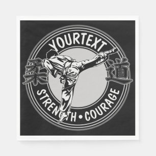 Speciaal gepersonaliseerde krijgskunst JUDO Japan  Servet