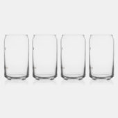 Speciaal gepersonaliseerde kunsten blikvorm glas (Links)