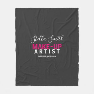 Speciaal gepersonaliseerde Makeup Artist Standard Fleece Deken