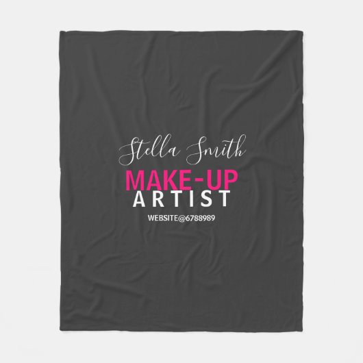 Speciaal gepersonaliseerde Makeup Artist Standard Fleece Deken (Voorkant)