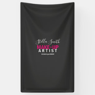 Speciaal gepersonaliseerde Makeup Artist Standard Spandoek