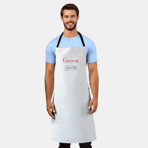 Speciaal gepersonaliseerde Master Chef Schort