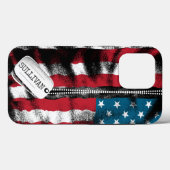 Speciaal gepersonaliseerde militaire Soldaat Dog-t Case-Mate iPhone Case (Achterkant (horizontaal))