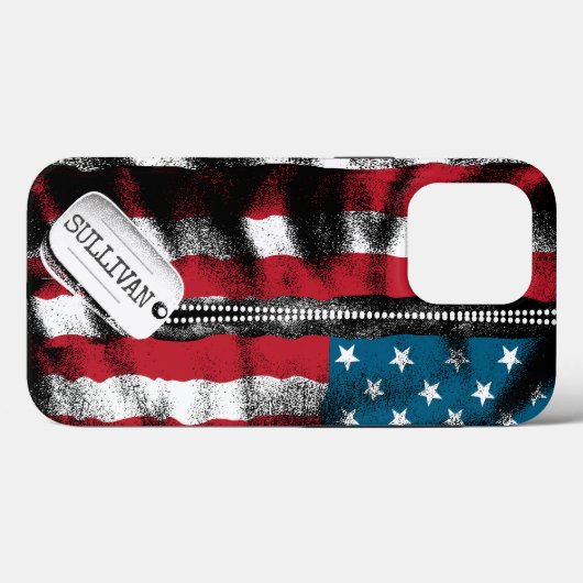 Speciaal gepersonaliseerde militaire Soldaat Dog-t Case-Mate iPhone Case (Achterkant (horizontaal))