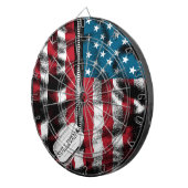 Speciaal gepersonaliseerde militaire Soldaat Dog-t Dartbord (Voorkant Rechts)