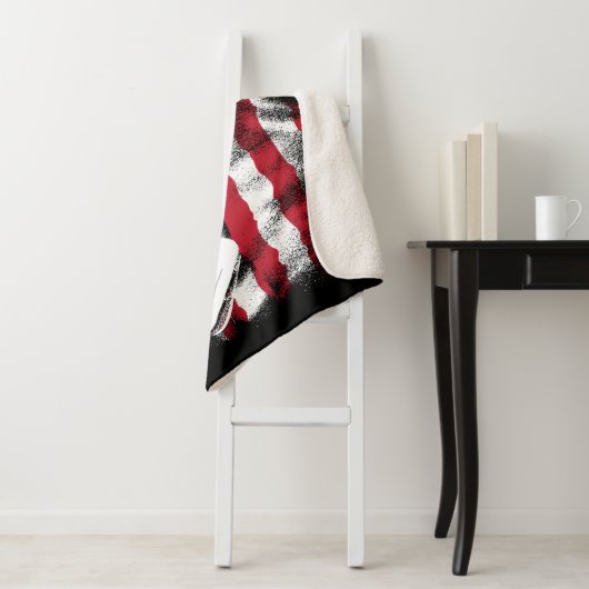 Speciaal gepersonaliseerde militaire Soldaat Dog-t Sherpa Deken (In situ)