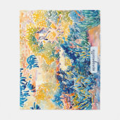 Speciaal gepersonaliseerde moderne monogram - Arti Fleece Deken (Voorkant)