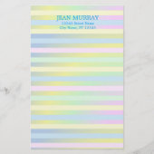 Speciaal gepersonaliseerde pasteitserij briefpapier (Voorkant)