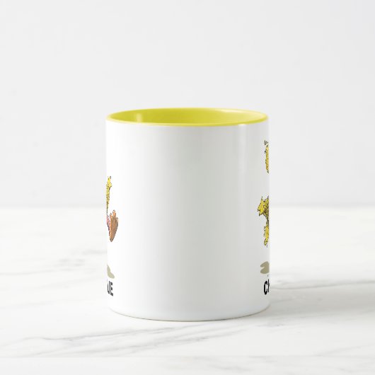 Speciaal gepersonaliseerde Retro Art Big Bird Mok (Midden)