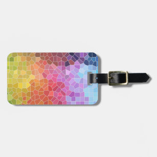 Speciaal gepersonaliseerde stukken kleur bagagelabel
