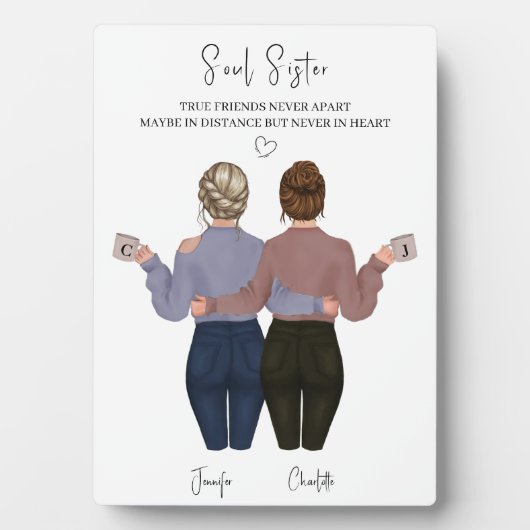 Speciaal gepersonaliseerde Waterverf voor beste vr Fotoplaat (voorkant)