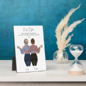 Speciaal gepersonaliseerde Waterverf voor beste vr Fotoplaat (Zijkant)