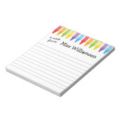 Speciaal geschenk van de leerkracht van de Crayons Notitieblok (Gedraaid)