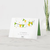 Speciaal geschreven Irish Birthday Blessings Scrip Kaart (Achterkant)