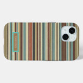 Speciaal gestreept Case-Mate iPhone case (Achterkant (horizontaal))