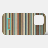 Speciaal gestreept Case-Mate iPhone case (Achterkant (horizontaal))
