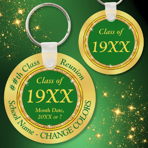 Speciaal geüpgraded Class Reunion Gifts, Green and Sleutelhanger