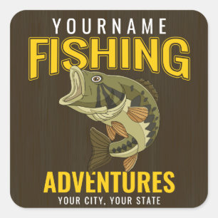 Speciaal Geviste avonturiervissen Vierkante Sticker