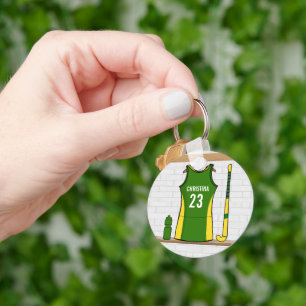 Speciaal gezichtshockey-uniform sleutelhanger