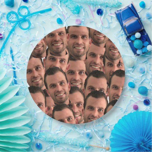 Speciaal gezichtsveld Afbeelding Unieke foto geboo Papieren Bordje (Feest)