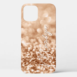 Speciaal Gold Glitter iPhone 12 Hoesje