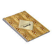 Speciaal Gold Leaves Journal Notitieboek (Rechterzijde)