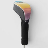 Speciaal Golf Driver Hoesje | Rainbow Sky Golfheadcover (Schuin)