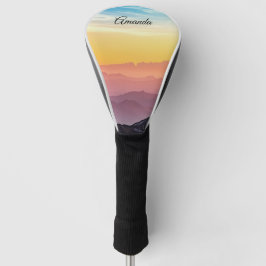 Speciaal Golf Driver Hoesje | Rainbow Sky Golfheadcover