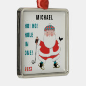 Speciaal Golf Gift Metalen Ornament (Rechts)