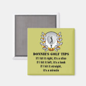 Speciaal Golf Tip Golfer Green Magnet Magneet (Voorkant / Achterkant)