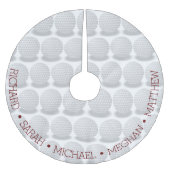 Speciaal Golfbalpatroon Kerstboom Rok (Voorkant)