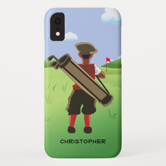 Speciaal golfer op golfbaan Case-Mate iPhone case (Achterkant)