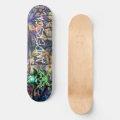 Speciaal graffiti Green Pirate Skull & Cross Skateboard (Voorkant)