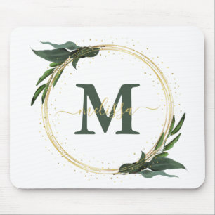 Speciaal Groene Beulage met Gold Muismat
