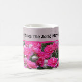 Speciaal grootmoeder schoonmooie tuin Bloom roze v Koffiemok (Center)