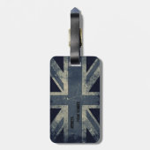 Speciaal  Grunge Vlag Bagagelabel (Achterkant verticaal)