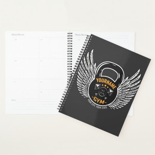 Speciaal GYM Fitness Trainer Kettlebell Planner (Display)