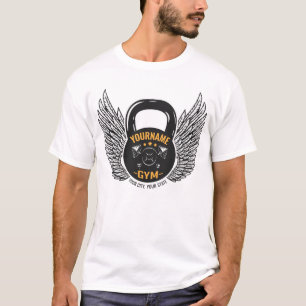 Speciaal GYM Fitness Trainer Kettlebell T-shirt