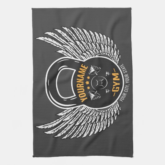 Speciaal GYM Fitness Trainer Kettlebell Theedoek (Verticaal)