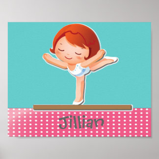 Speciaal GYMNASTICS-cadeau Poster
