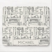 Speciaal  handgereedschap Carpenter Handyman Muismat (Voorkant)