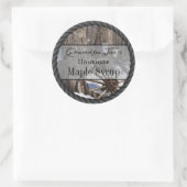 Speciaal Homemade Syrup Rustisch Etiket (Tas)