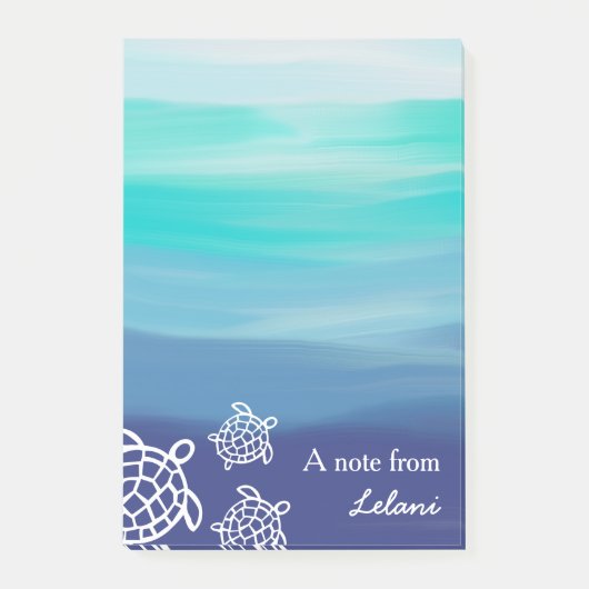Speciaal Honu-Zee - Zeeschildpadden Post-it® Notes (Voorkant)